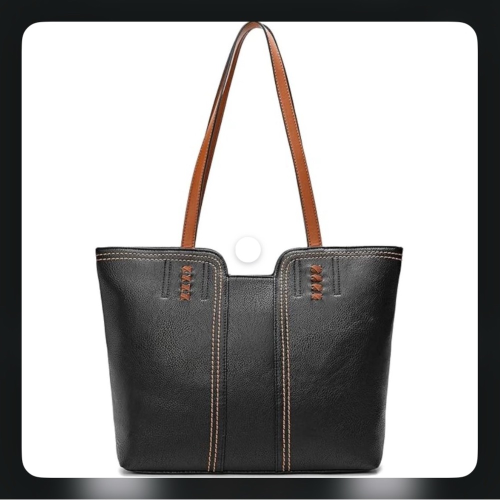 MontanaWest Vegan Leather Tote Bag Carry-on